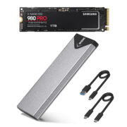 Samsung 980 PRO NVMe SSD, 1TB with USB Adapter